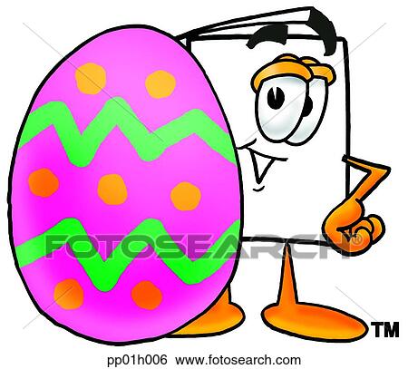 Paper and easter egg View Large Clip Art Graphic Clip Art - Paper and easter egg. Fotosearch