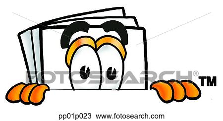 Paper peeking over top View Large Clip Art Graphic Clipart - Paper peeking over top. Fotosearch