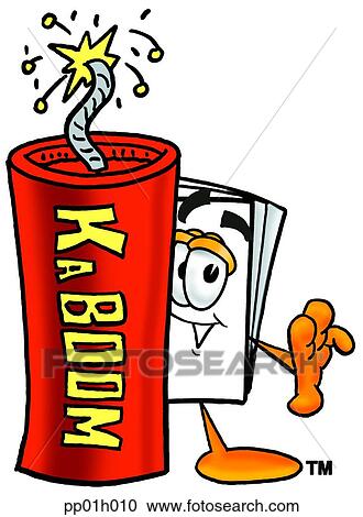 Paper with fire cracker View Large Clip Art Graphic Clipart - Paper with fire cracker. Fotosearch