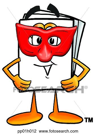 Paper with mask View Large Clip Art Graphic Clipart - Paper with mask. Fotosearch