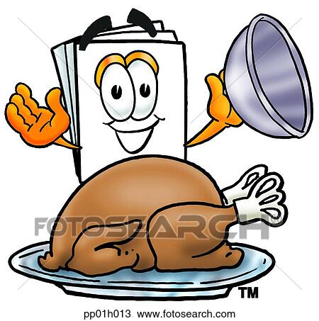 Paper with turkey View Large Clip Art Graphic Clipart - Paper with turkey. Fotosearch
