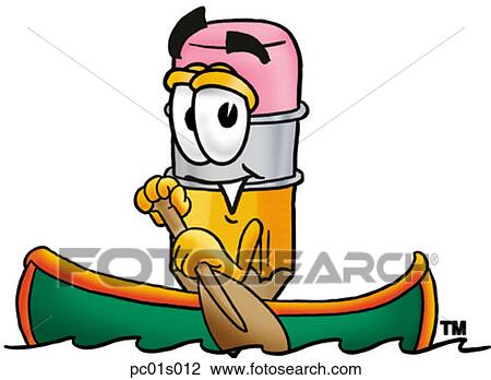 Pencil canoing View Large Clip Art Graphic Clipart - Pencil canoing. Fotosearch