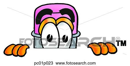 Pencil peeking over top View Large Clip Art Graphic Clipart - Pencil peeking over top. Fotosearch