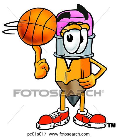 Clip Art - Pencil playing Pencil. Fotosearch
