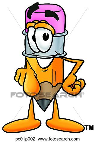 Clipart - Pencil pointing at you. Fotosearch