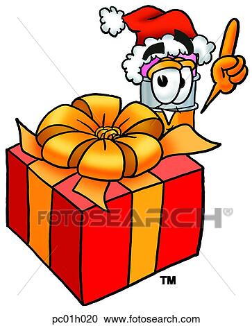 Pencil with present View Large Clip Art Graphic Clipart - Pencil with present. Fotosearch
