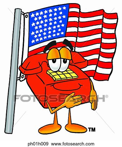 Phone saluting View Large Clip Art Graphic Clip Art - Phone saluting. Fotosearch