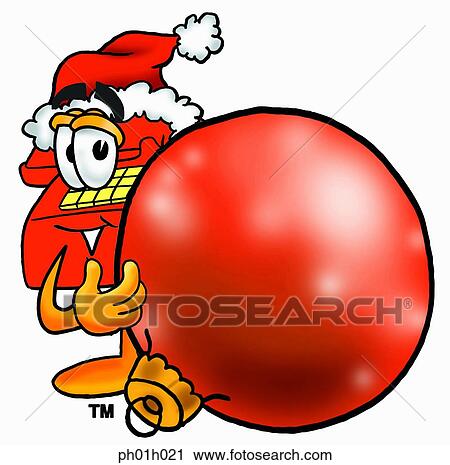 Clipart - Phone with decoration. Fotosearch