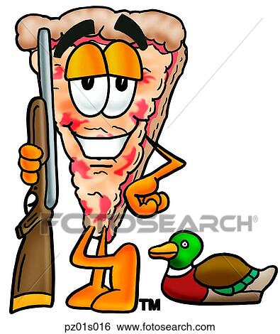 Pizza hunting View Large Clip Art Graphic Clip Art - Pizza hunting. Fotosearch