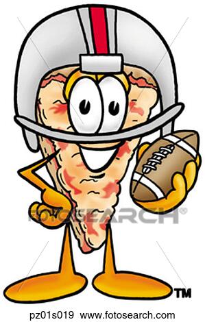Pizza playing football View Large Clip Art Graphic Clip Art - Pizza playing football. Fotosearch