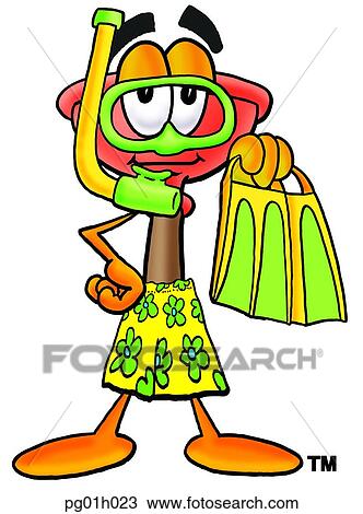 Plunger in swim trunks View Large Clip Art Graphic Clipart - Plunger in swim trunks. Fotosearch