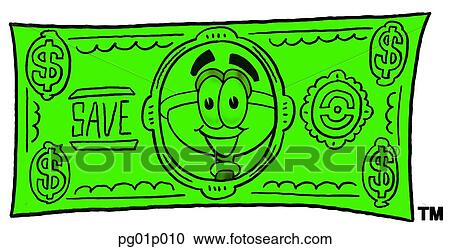 Plunger on a dollar bill View Large Clip Art Graphic Clipart - Plunger on a dollar bill. Fotosearch