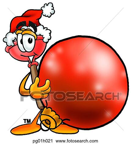 Plunger with decoration View Large Clip Art Graphic Clipart - Plunger with decoration. Fotosearch