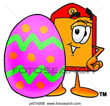 Price tag and easter egg View Large Clip Art Graphic Clip Art - Price tag and easter egg. Fotosearch
