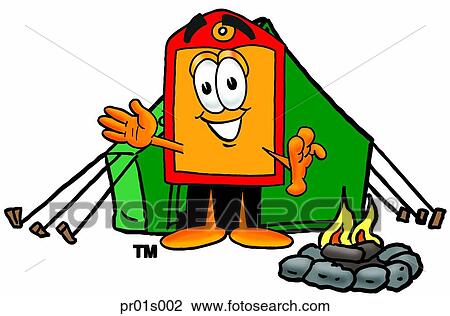 Price tag camping View Large Clip Art Graphic Clipart - Price tag camping. Fotosearch