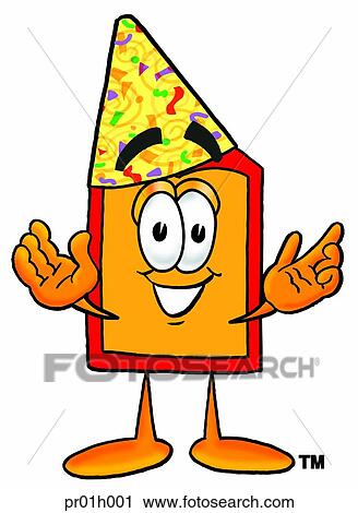 Price tag in party hat View Large Clip Art Graphic Clipart - Price tag in party hat. Fotosearch