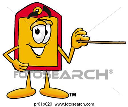 Price tag with pointer View Large Clip Art Graphic Clipart - Price tag with pointer. Fotosearch
