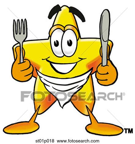 Star eating View Large Clip Art Graphic Clip Art - Star eating. Fotosearch