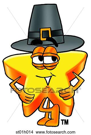 Clipart - Star pilgrim. Fotosearch
