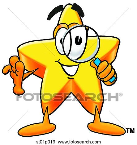 Star with magnifying glass View Large Clip Art Graphic Clip Art - Star with magnifying glass. Fotosearch
