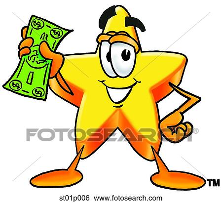 Star with money View Large Clip Art Graphic Clip Art - Star with money. Fotosearch