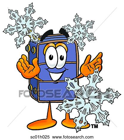 Suitcase in snow View Large Clip Art Graphic Clipart - Suitcase in snow. Fotosearch