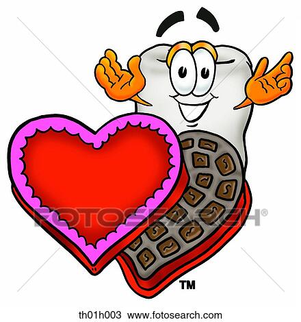 Tooth and chocolates View Large Clip Art Graphic Clipart - Tooth and chocolates. Fotosearch