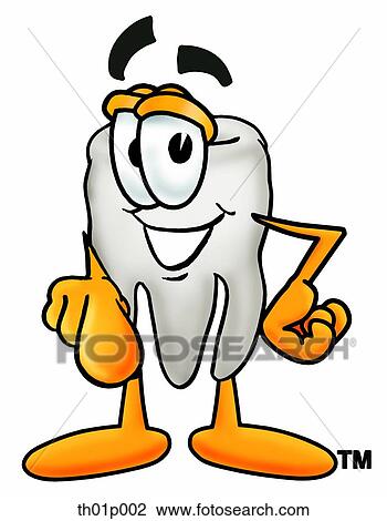 Clipart - Tooth pointing at you. Fotosearch