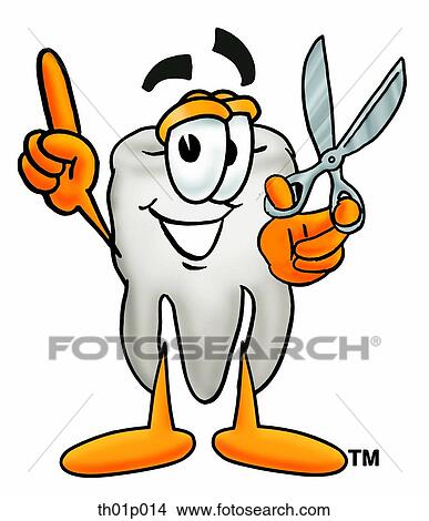 Tooth with scissors View Large Clip Art Graphic Clipart - Tooth with scissors. Fotosearch