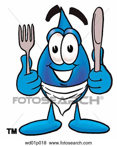 Water drop eating View Large Clip Art Graphic Clip Art - Water drop eating. Fotosearch