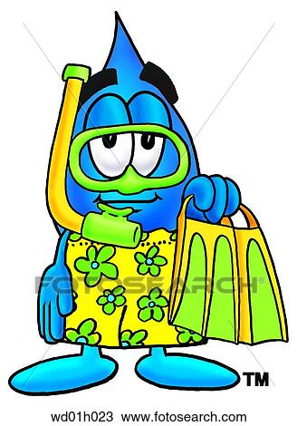 Water drop in swim trunks View Large Clip Art Graphic Clipart - Water drop in swim trunks. Fotosearch