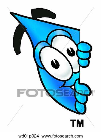 Water drop peeking around side View Large Clip Art Graphic Clipart - Water drop peeking around side. Fotosearch