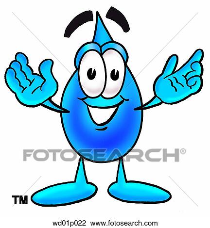 Water drop with arms open View Large Clip Art Graphic Clipart - Water drop with arms open. Fotosearch