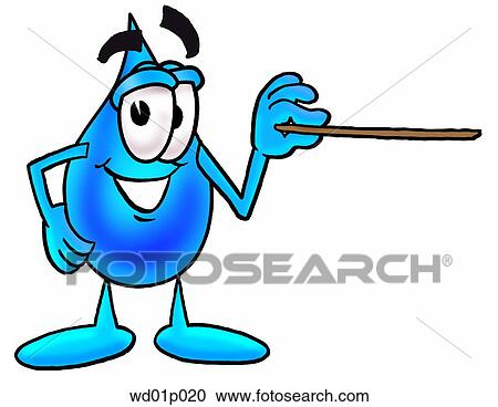 Water drop with pointer View Large Clip Art Graphic Clipart - Water drop with pointer. Fotosearch