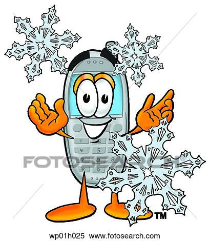 Wireless phone in snow View Large Clip Art Graphic Clipart - Wireless phone in snow. Fotosearch