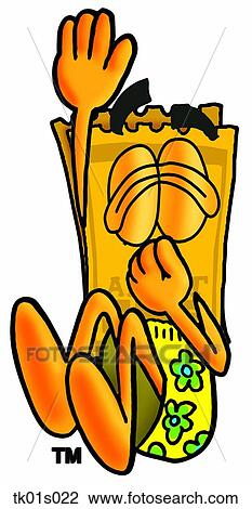 Clipart - ticket diving into water. Fotosearch
