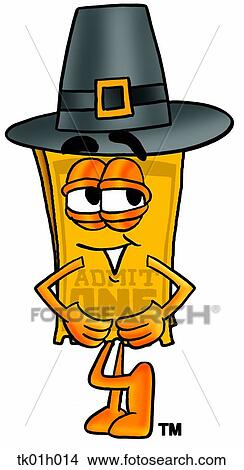 Clipart - ticket pilgrim. Fotosearch