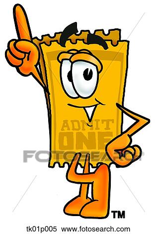 ticket pointing up View Large Clip Art Graphic Clipart - ticket pointing up. Fotosearch