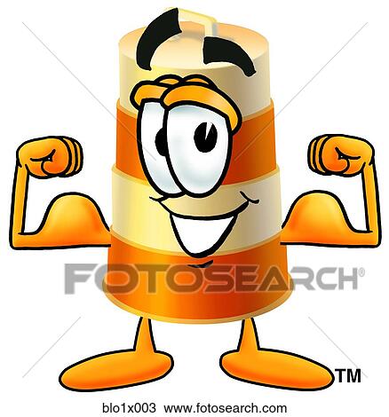 barrel flexing muscles View Large Clip Art Graphic Clipart - barrel flexing muscles. Fotosearch
