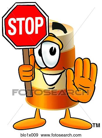 barrel holding stop sign View Large Clip Art Graphic Clip Art - barrel holding stop sign. Fotosearch