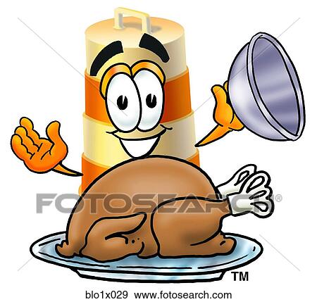 Clip Art - barrel with turkey. Fotosearch