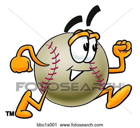 baseball running View Large Clip Art Graphic Clipart - baseball running. Fotosearch
