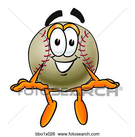 baseball sitting View Large Clip Art Graphic Clip Art - baseball sitting. Fotosearch