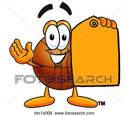 basketball with price tag View Large Clip Art Graphic Clip Art - basketball with price tag. Fotosearch