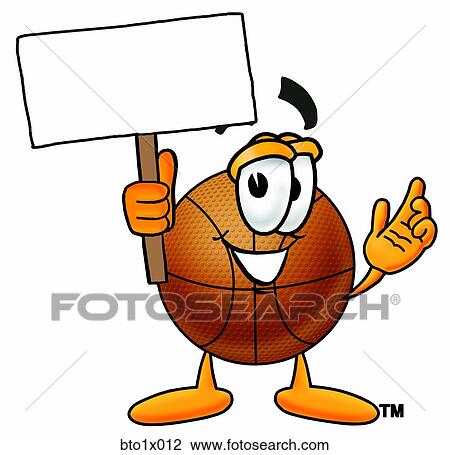 basketball with sign View Large Clip Art Graphic Clipart - basketball with sign. Fotosearch