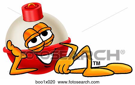 bobber relaxing View Large Clip Art Graphic Clipart - bobber relaxing. Fotosearch