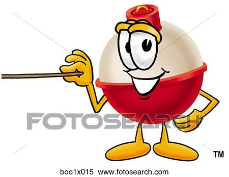 bobber with pointer View Large Clip Art Graphic Clipart - bobber with pointer. Fotosearch