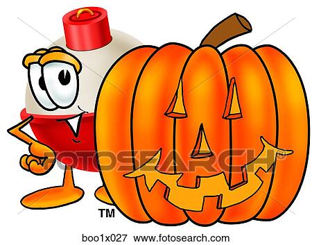 bobber with pumpkin View Large Clip Art Graphic Clip Art - bobber with pumpkin. Fotosearch