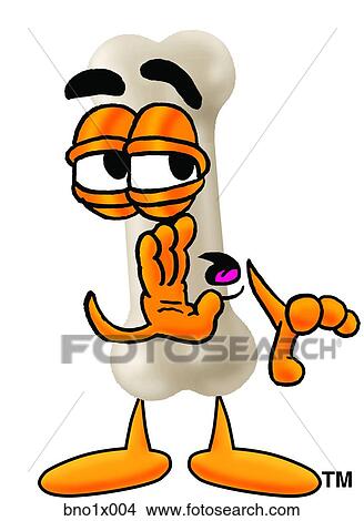 骨 秘密を言うこと クリップアート 切り張り イラスト 絵画 集 Bno1x004 Fotosearch