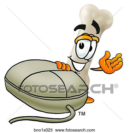 bone and mouse View Large Clip Art Graphic Clipart - bone and mouse. Fotosearch